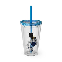 Load image into Gallery viewer, The Citadel, Running Spike, Sunsplash Tumbler with Straw, 16oz
