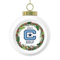 Load image into Gallery viewer, The Citadel, Club Sports, Golf, 2023 Christmas Ball Ceramic Ornament
