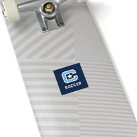 Load image into Gallery viewer, The Citadel, Sports Club, Soccer Square Stickers, Indoor\Outdoor
