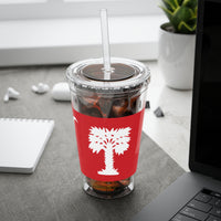 Load image into Gallery viewer, The Citadel, Big Red Flag, Sunsplash Tumbler with Straw, 16oz
