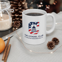 Load image into Gallery viewer, The Citadel, Alumni Club, Greater Washington DC Logo Ceramic Mug 11oz
