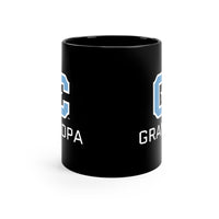 Load image into Gallery viewer, The Citadel Block C Logo, Sports Grandpa, Black Mug, 11oz
