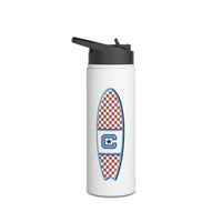 Load image into Gallery viewer, The Citadel, Surfing, Stainless Steel Water Bottle, Standard Lid
