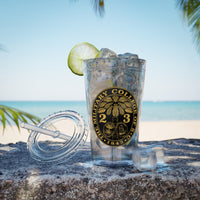 Load image into Gallery viewer, The Citadel, Ring Bezel, (Customized with your year), Sunsplash Tumbler with Straw, 16oz
