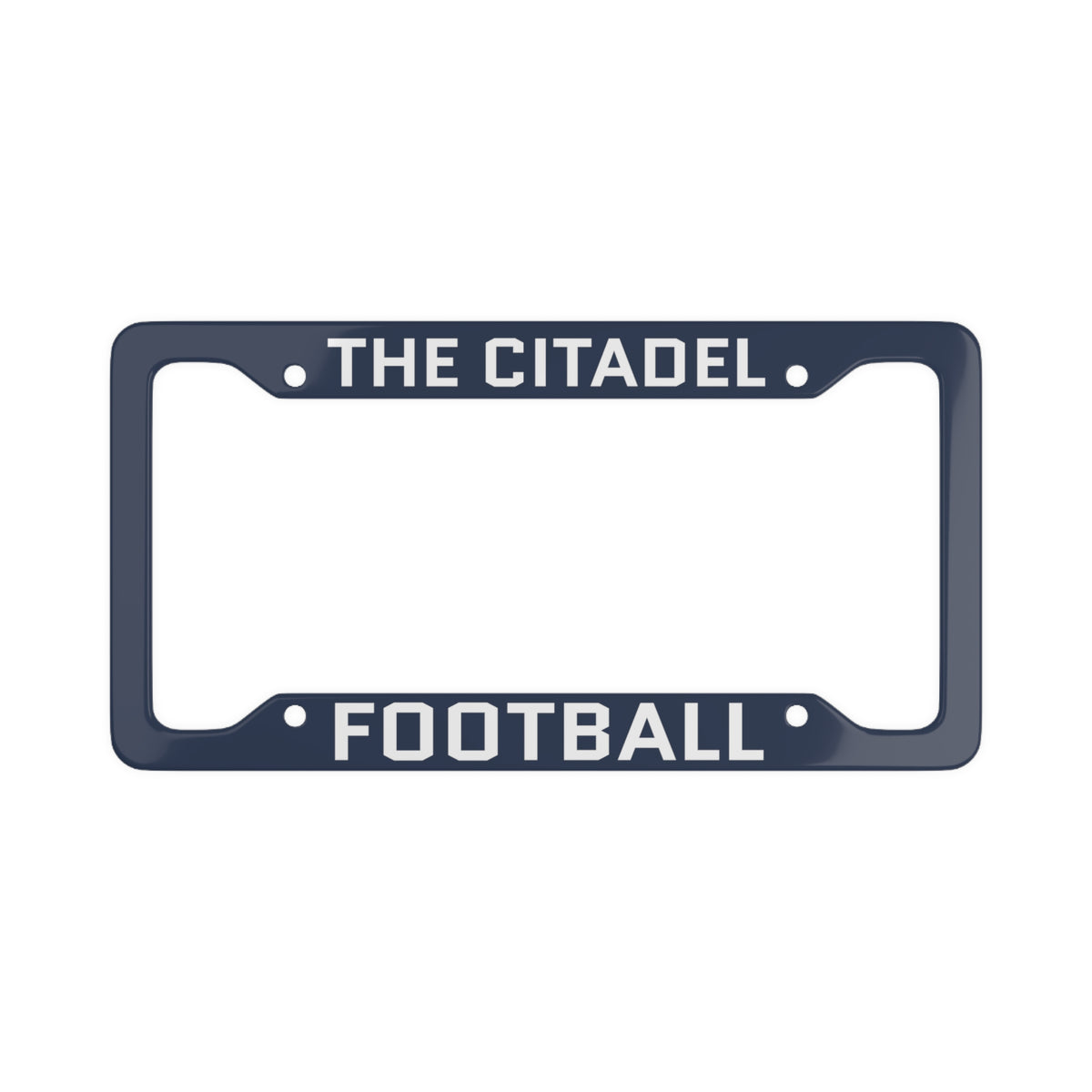 The Citadel, Football, License Plate Frame