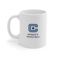 Load image into Gallery viewer, The Citadel Block C Logo, Sports Women&#39;s Basketball, Ceramic Coffee Mug 11oz
