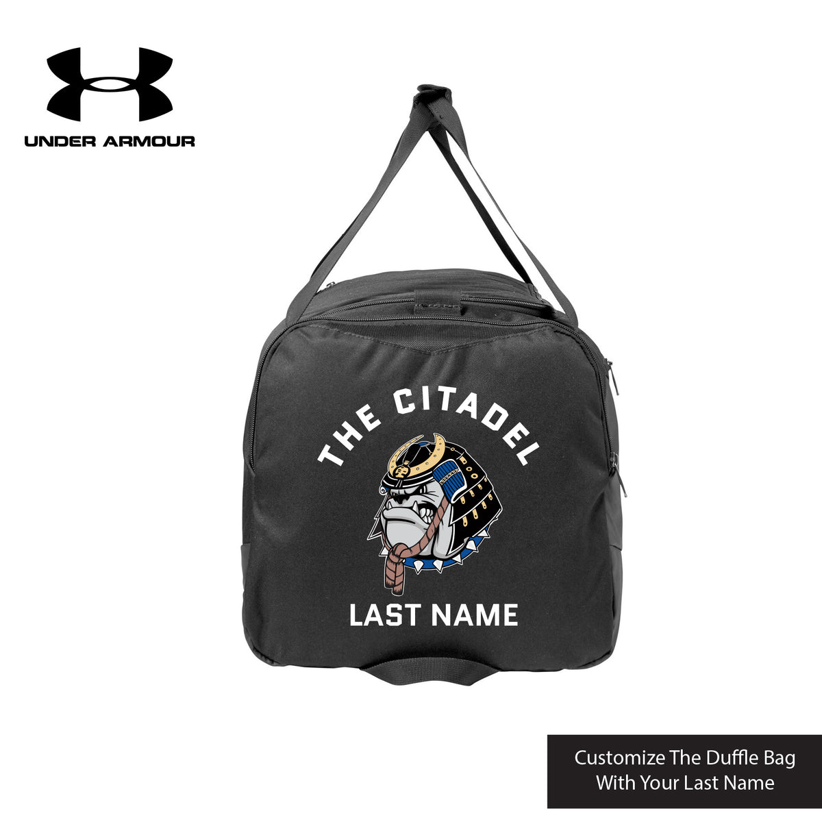 The Citadel, Spike, Judo Club Sport, Customizable Last Name, Under Armour Undeniable Duffle Bag