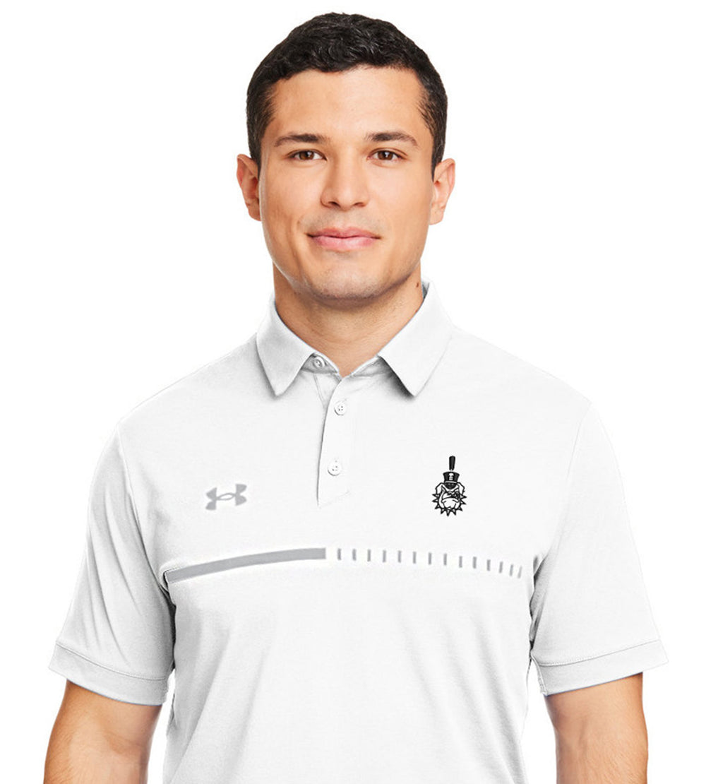 Spike Under Armour Men's Title Polo- White