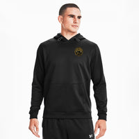Load image into Gallery viewer, The Citadel, Customizable (Your Year) Ring Bezel Design, Under Armour Men&#39;s Storm Armour Fleece Hooded Sweatshirt- Black
