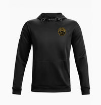 Load image into Gallery viewer, The Citadel, Customizable (Your Year) Ring Bezel Design, Under Armour Men&#39;s Storm Armour Fleece Hooded Sweatshirt- Black

