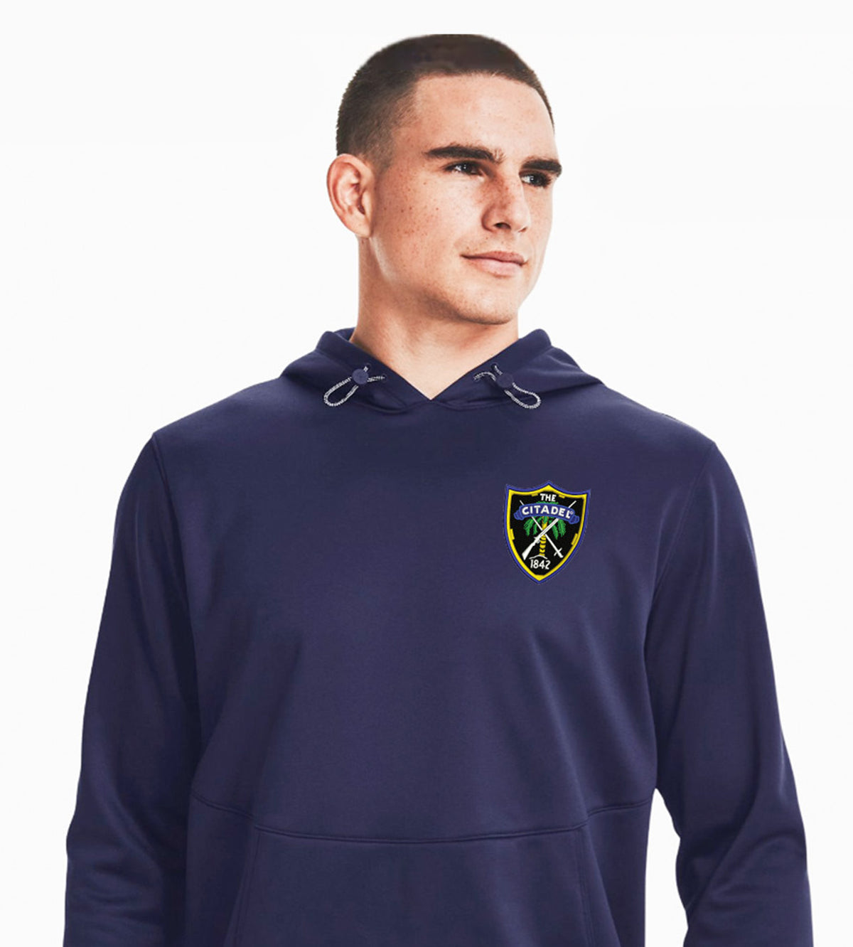 The Citadel Shield Under Armour Men's Storm Armour Fleece-Navy