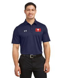 Load image into Gallery viewer, Big Red Palmetto Flag Under Armour Men&#39;s Tech™ Polo-Navy
