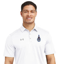 Load image into Gallery viewer, Spike Under Armour Men&#39;s Tech™ Polo- White
