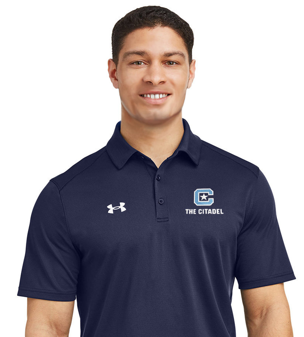 The Citadel C Under Armour Men's Tech™ Polo- Navy