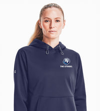 Load image into Gallery viewer, The Citadel Bulldog Under Armour Ladies&#39; Storm Armour Fleece- Navy
