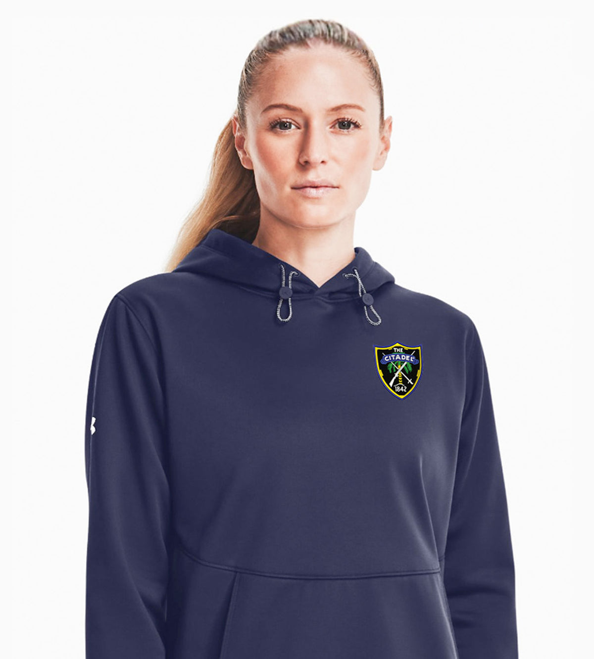 The Citadel Shield Under Armour Ladies' Storm Armour Fleece-Navy