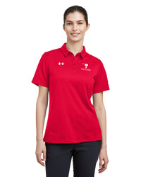 Load image into Gallery viewer, Big Red Palmetto Under Armour Ladies&#39; Tech™ Polo- Red
