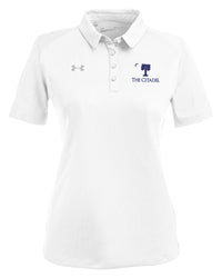 Load image into Gallery viewer, Big Red Palmetto Under Armour Ladies&#39; Tech™ Polo- White

