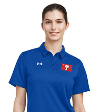 Load image into Gallery viewer, Big Red Palmetto Flag Under Armour Ladies&#39; Tech™ Polo- Royal
