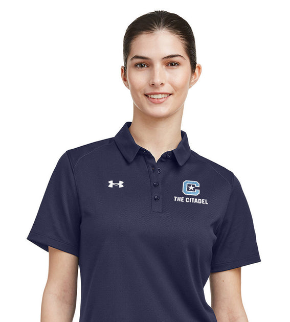 The Citadel C, Under Armour Ladies' Tech™ Polo | Big Red Palmetto Store