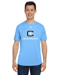 Load image into Gallery viewer, The Citadel, Club Sport - Cross Country Under Armour Men&#39;s Team Tech T-Shirt - Carolina Blue
