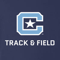 Load image into Gallery viewer, The Citadel, Club Sport - Track &amp; Field,  Under Armour Men&#39;s Team Tech T-Shirt- Navy
