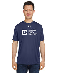 Load image into Gallery viewer, Honor Duty Respect Under Armour Men&#39;s Team Tech T-Shirt- Navy

