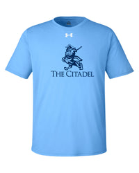 Load image into Gallery viewer, Marching Bulldog Under Armour Men&#39;s Team Tech T-Shirt- Carolina Blue
