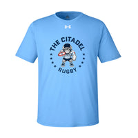 Load image into Gallery viewer, The Citadel, Club Sports, Spike Rugby, Under Armour Men&#39;s Team Tech T-Shirt - Carolina Blue
