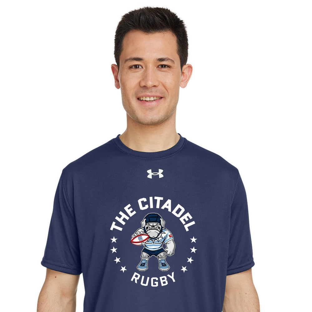 The Citadel, Club Sports, Spike Rugby, Under Armour Men's Team Tech T-Shirt - Navy