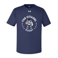 Load image into Gallery viewer, The Citadel, Club Sports, Spike Rugby, Under Armour Men&#39;s Team Tech T-Shirt - Navy
