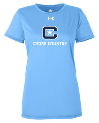 Load image into Gallery viewer, The Citadel, Club Sport - Cross Country, Under Armour Ladies&#39; Team Tech T-Shirt- Carolina Blue
