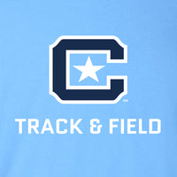 Load image into Gallery viewer, The Citadel, Club Sport - Track &amp; Field, Under Armour Ladies&#39; Team Tech T-Shirt- Carolina Blue
