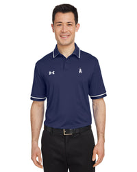 Load image into Gallery viewer, Barracks, Under Armour Men&#39;s Tipped Teams Performance Polo-Navy
