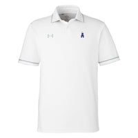 Load image into Gallery viewer, Barracks, Under Armour Men&#39;s Tipped Teams Performance Polo-White
