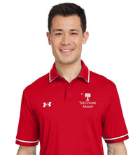 Load image into Gallery viewer, Big Red Palmetto Alumni Under Armour Men&#39;s Tipped Teams Performance Polo-Red
