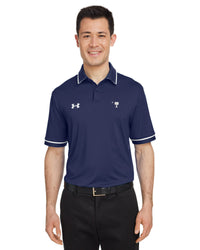 Load image into Gallery viewer, Big Red Palmetto Under Armour Men&#39;s Tipped Teams Performance Polo- Navy
