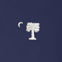 Load image into Gallery viewer, Big Red Palmetto Under Armour Men&#39;s Tipped Teams Performance Polo- Navy
