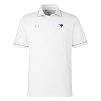 Load image into Gallery viewer, Big Red Palmetto Under Armour Men&#39;s Tipped Teams Performance Polo- White
