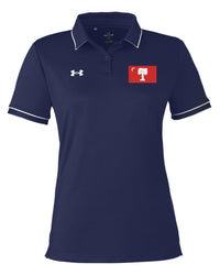 Load image into Gallery viewer, Big Red Palmetto Flag, Under Armour Ladies&#39; Tipped Teams Performance Polo- Navy
