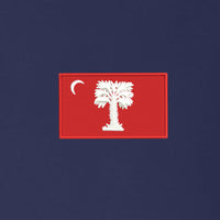 Load image into Gallery viewer, Big Red Palmetto Flag, Under Armour Ladies&#39; Tipped Teams Performance Polo- Navy
