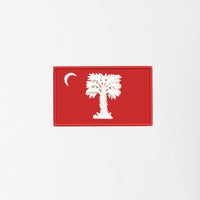 Load image into Gallery viewer, Big Red Palmetto Flag, Under Armour Ladies&#39; Tipped Teams Performance Polo
