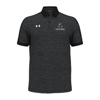 Load image into Gallery viewer, The Citadel, Marching Bulledog, Under Armour Men&#39;s Trophy Level Polo - Black

