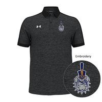 Load image into Gallery viewer, The Citadel, Spike Logo, Under Armour Men&#39;s Trophy Level Polo - Black
