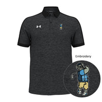 Load image into Gallery viewer, The Citadel, Spike the Golfer, Under Armour Men&#39;s Trophy Level Polo - Black
