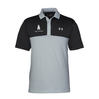 Load image into Gallery viewer, The Citadel, Barracks, Under Armour Men&#39;s Performance 3.0 Colorblock Polo - Black - Grey

