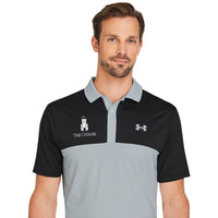 Load image into Gallery viewer, The Citadel, Barracks, Under Armour Men&#39;s Performance 3.0 Colorblock Polo - Black - Grey
