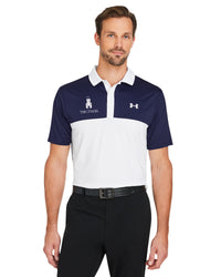 Load image into Gallery viewer, The Citadel, Barracks, Under Armour Men&#39;s Performance 3.0 Colorblock Polo - Navy-White

