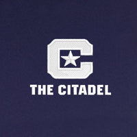 Load image into Gallery viewer, The Citadel, C Star, Under Armour Men&#39;s Performance 3.0 Colorblock Polo - Navy - White

