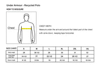 Load image into Gallery viewer, The Citadel, Citadel Club, Summerville, Under Armour - Recycled Polo - Size Chart
